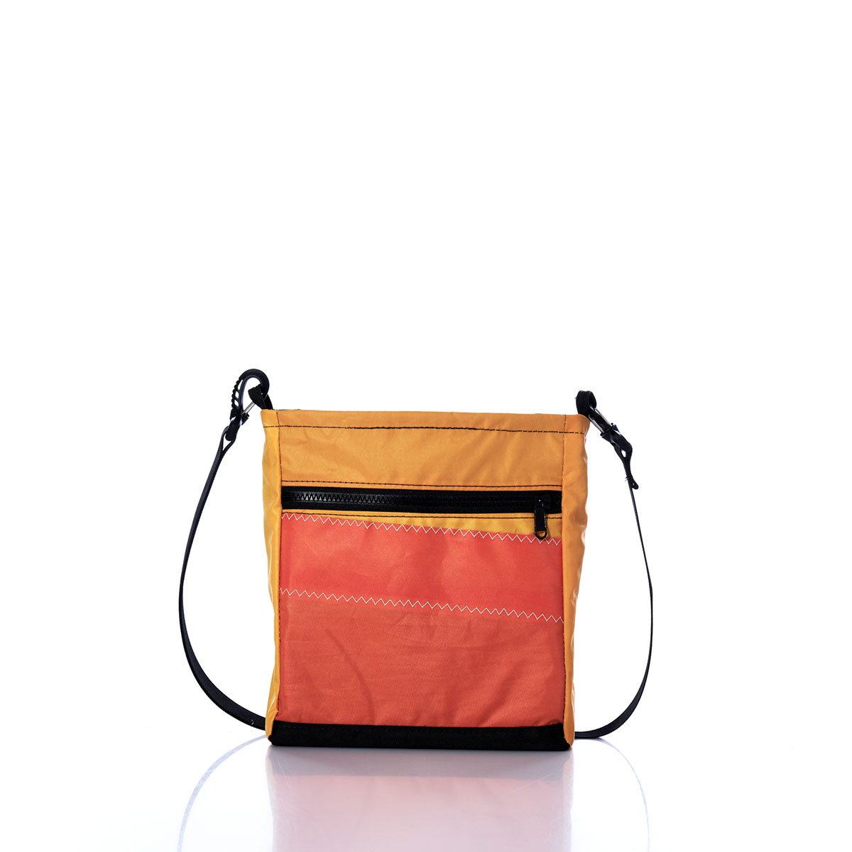 Vintage Orange and Yellow Small Voyager Crew Crossbody