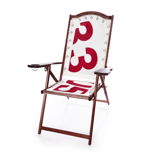Vintage Red 3305 Lounge Chair