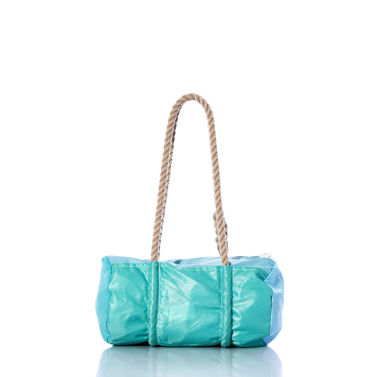 Vintage Teal and Blue Baguette Bag