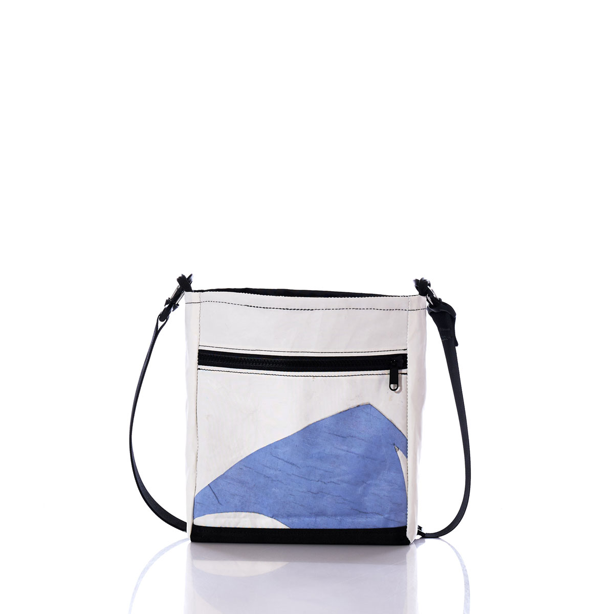 Vintage Blue and White Small Voyager Crew Crossbody