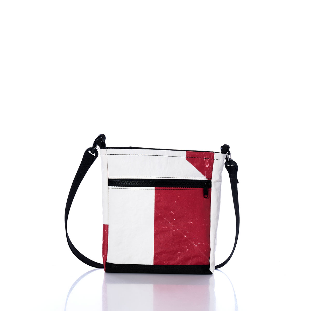 Vintage Red and White Small Voyager Crew Crossbody