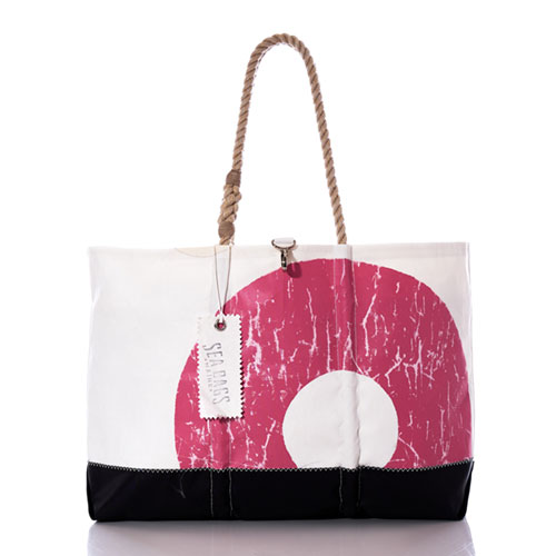 Vintage Pink 9 Ogunquit Beach Tote