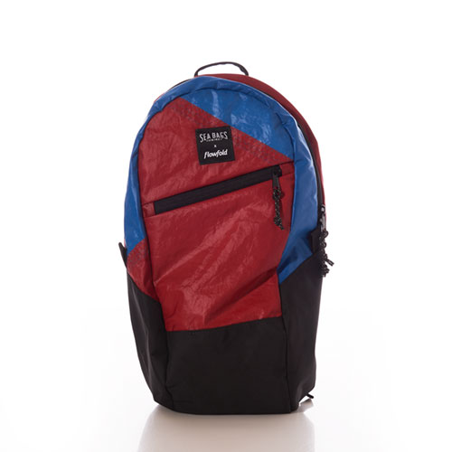 Vintage Crew Multicolor Red and Blue Backpack