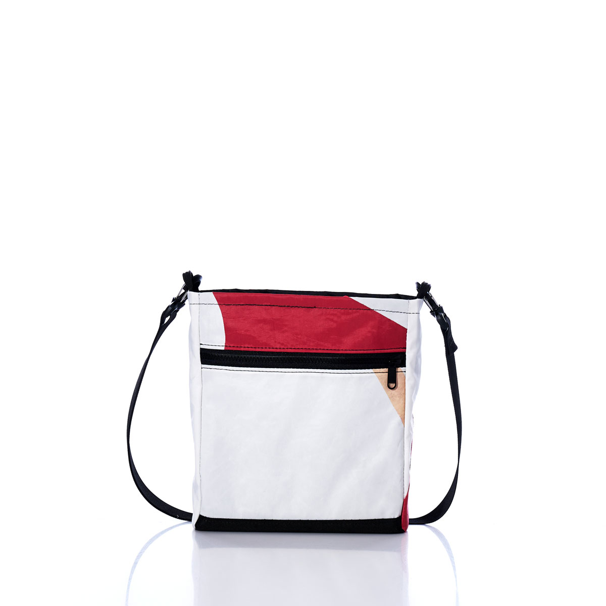 Vintage Red and White Small Voyager Crew Crossbody