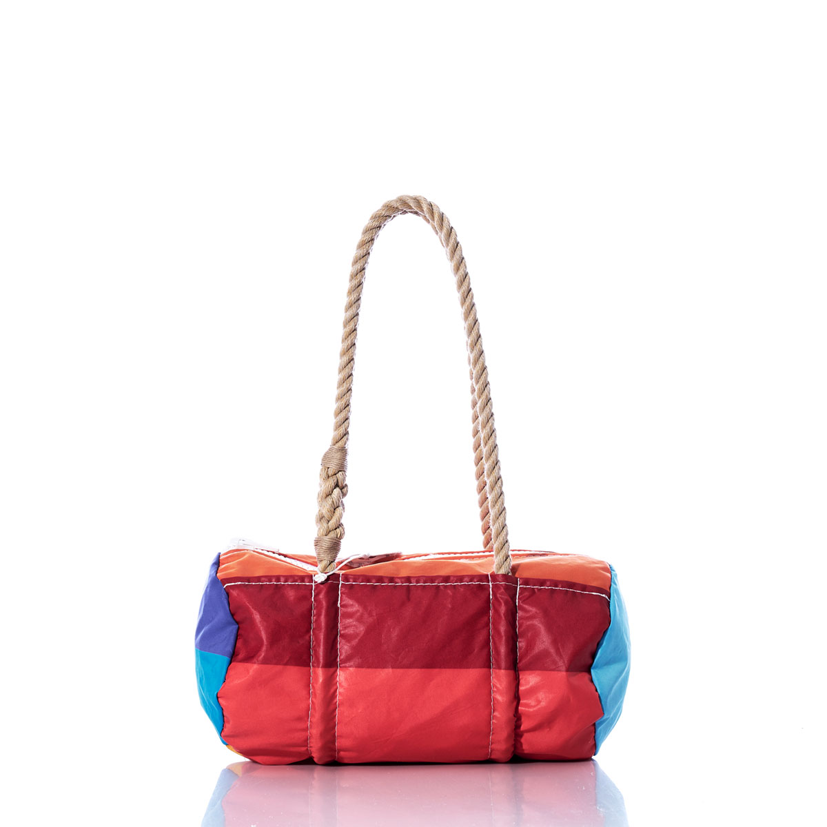 Vintage Rainbow Baguette Bag