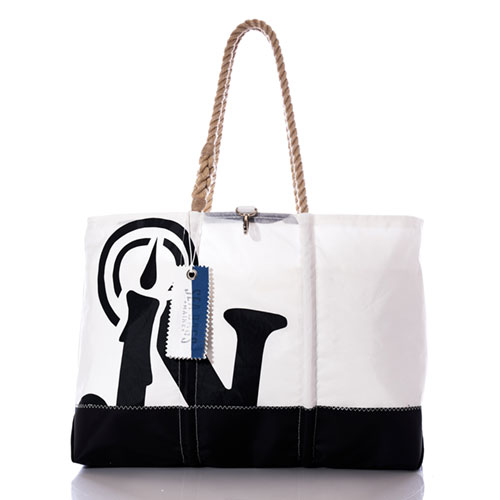 Vintage Black N Ogunquit Beach Tote