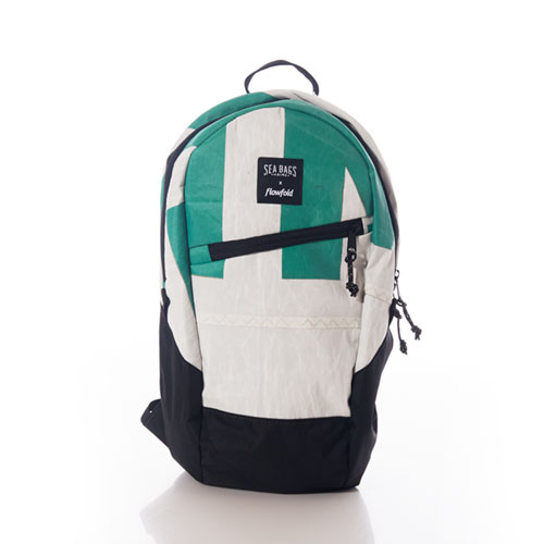 Vintage Crew Green and White Backpack