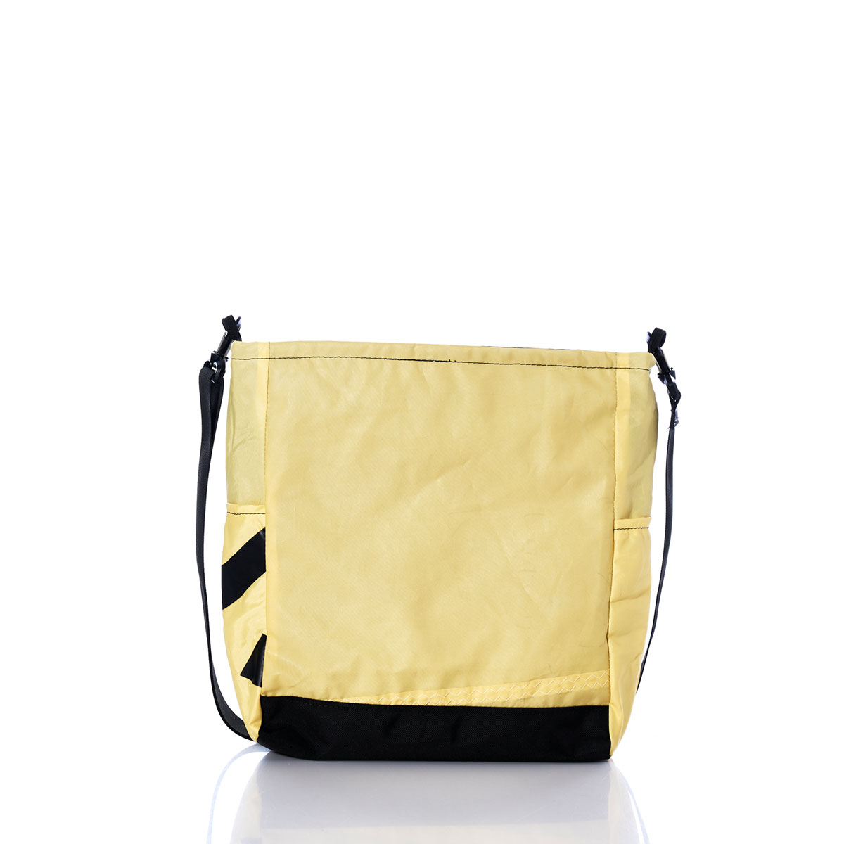 Vintage Yellow and White Medium Voyager Crew Crossbody