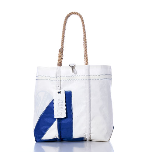 Vintage Blue 4 Medium Tote