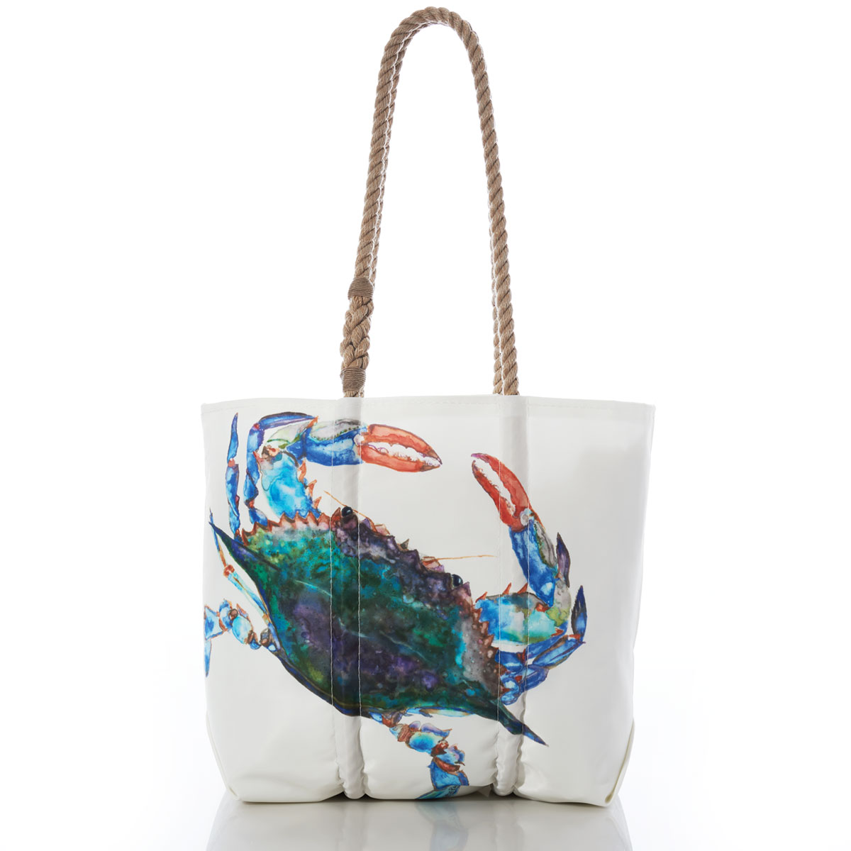Canvas Tote Bags No Crabby Attitudes On The Boat Crab Cute Beach