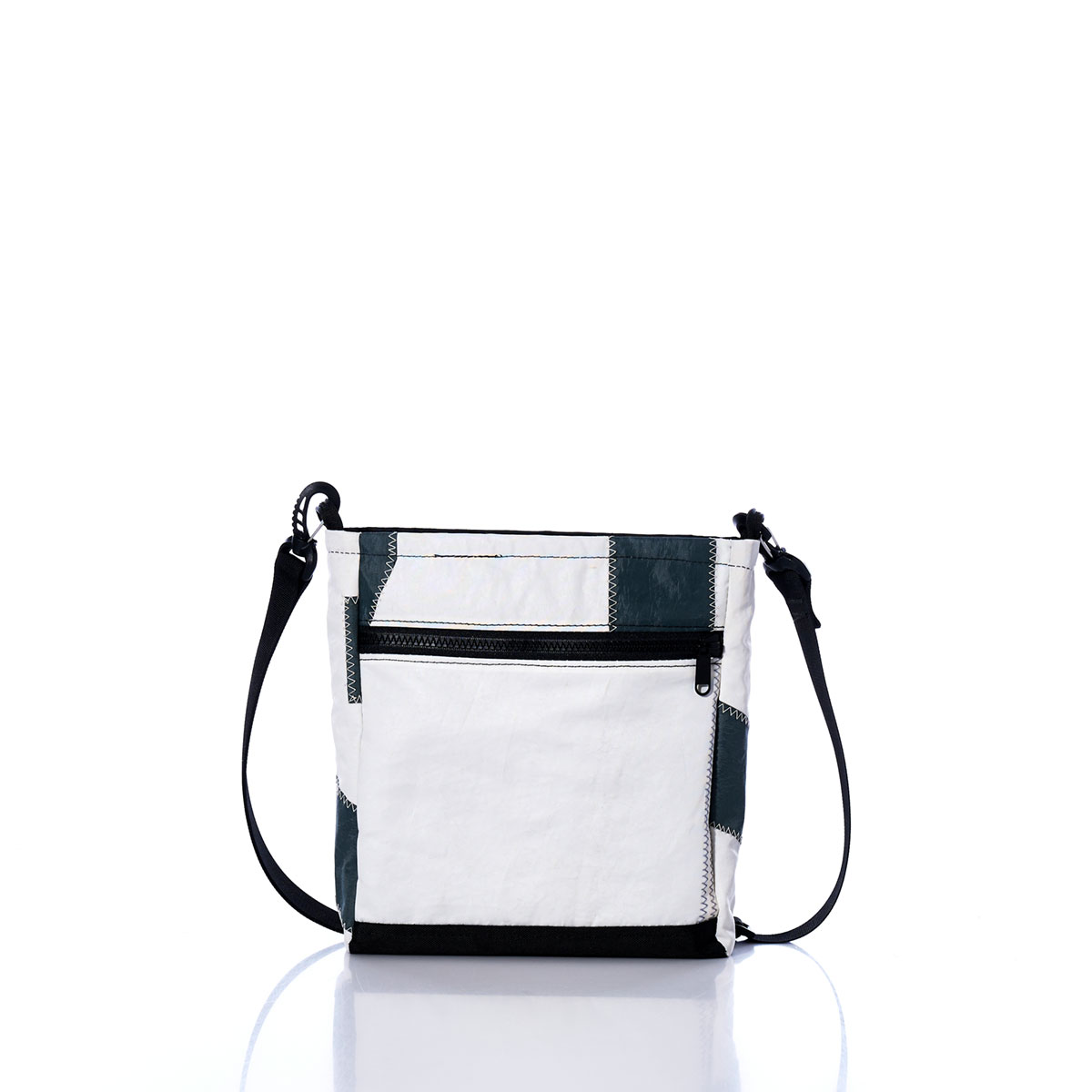 Vintage Black and White Small Voyager Crew Crossbody