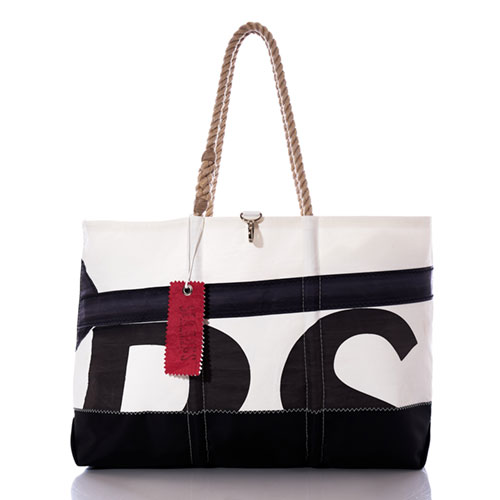 Vintage Black DS Ogunquit Beach Tote