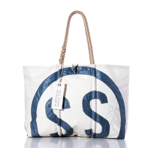 Vintage Blue SS Large Tote