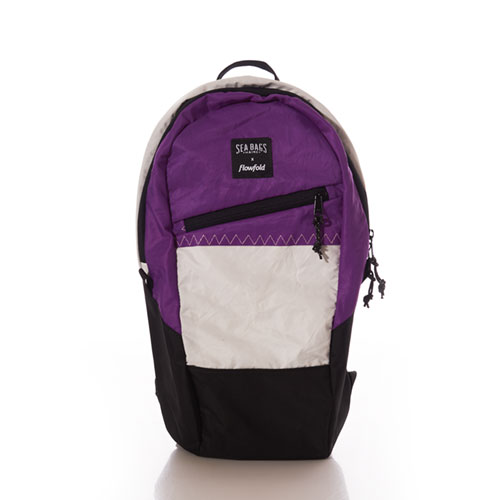 Vintage Crew Purple and White Stripe Backpack