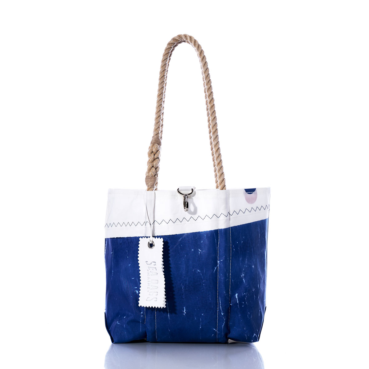 Vintage Blue and White Handbag