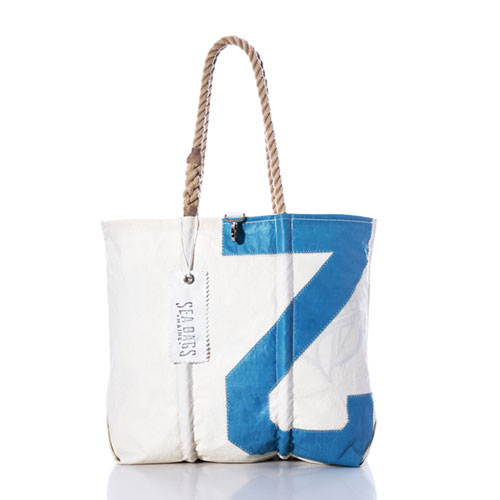 Vintage Blue 2 Medium Tote