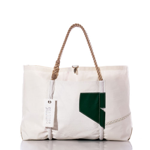 Vintage Green 44 Wharf Tote
