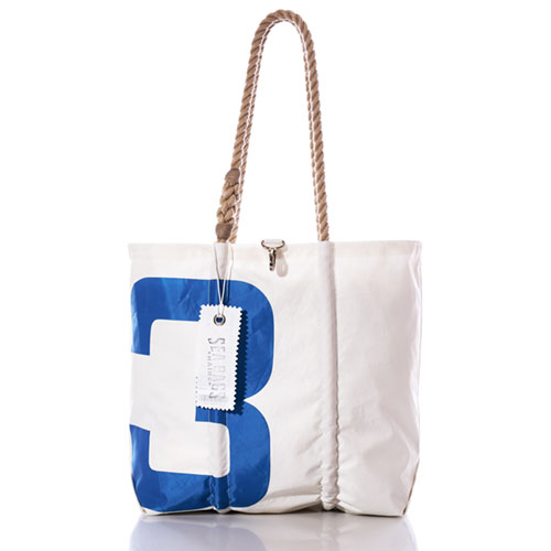 Vintage Blue 3 Medium Tote