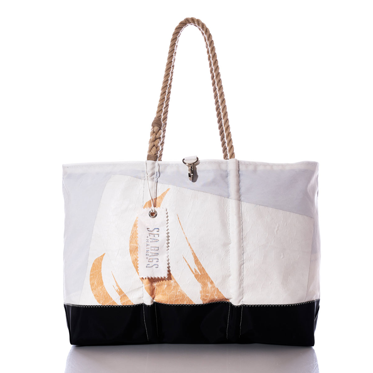 Vintage Faded Brush Stroke Ogunquit Beach Tote