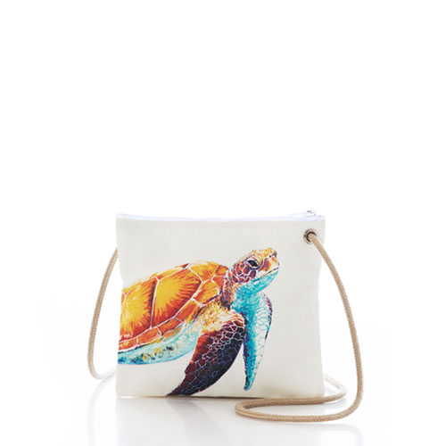 Multicolor Sea Turtle Slim Crossbody