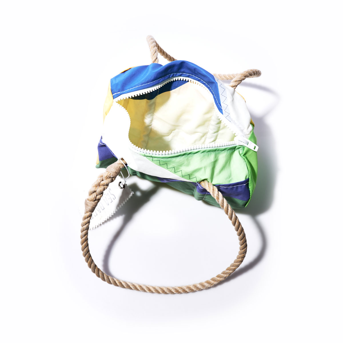 Vintage Rainbow Baguette Bag