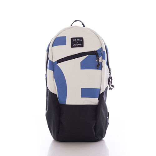 Vintage Crew White and Blue Backpack