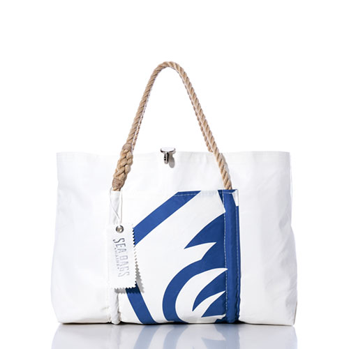 Vintage Coastal Mountain Wharf Tote