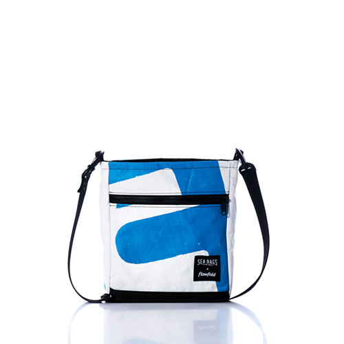 Vintage Blue E Small Voyager Crew Crossbody