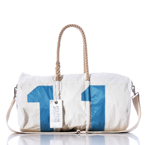 Vintage Blue 11 Duffel