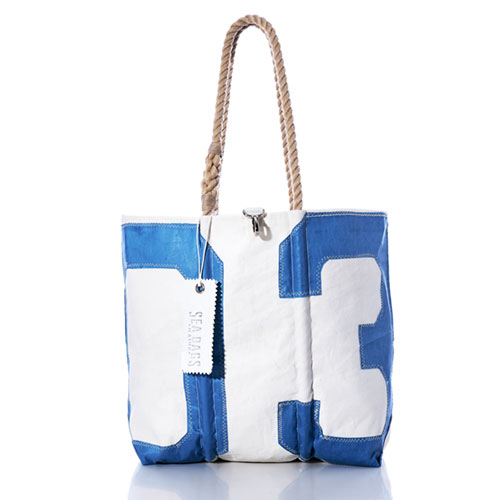 Vintage Blue 03 Medium Tote