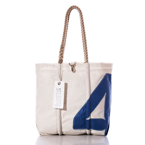 Vintage Blue 4 Medium Tote