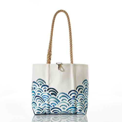 Watercolor Waves Handbag