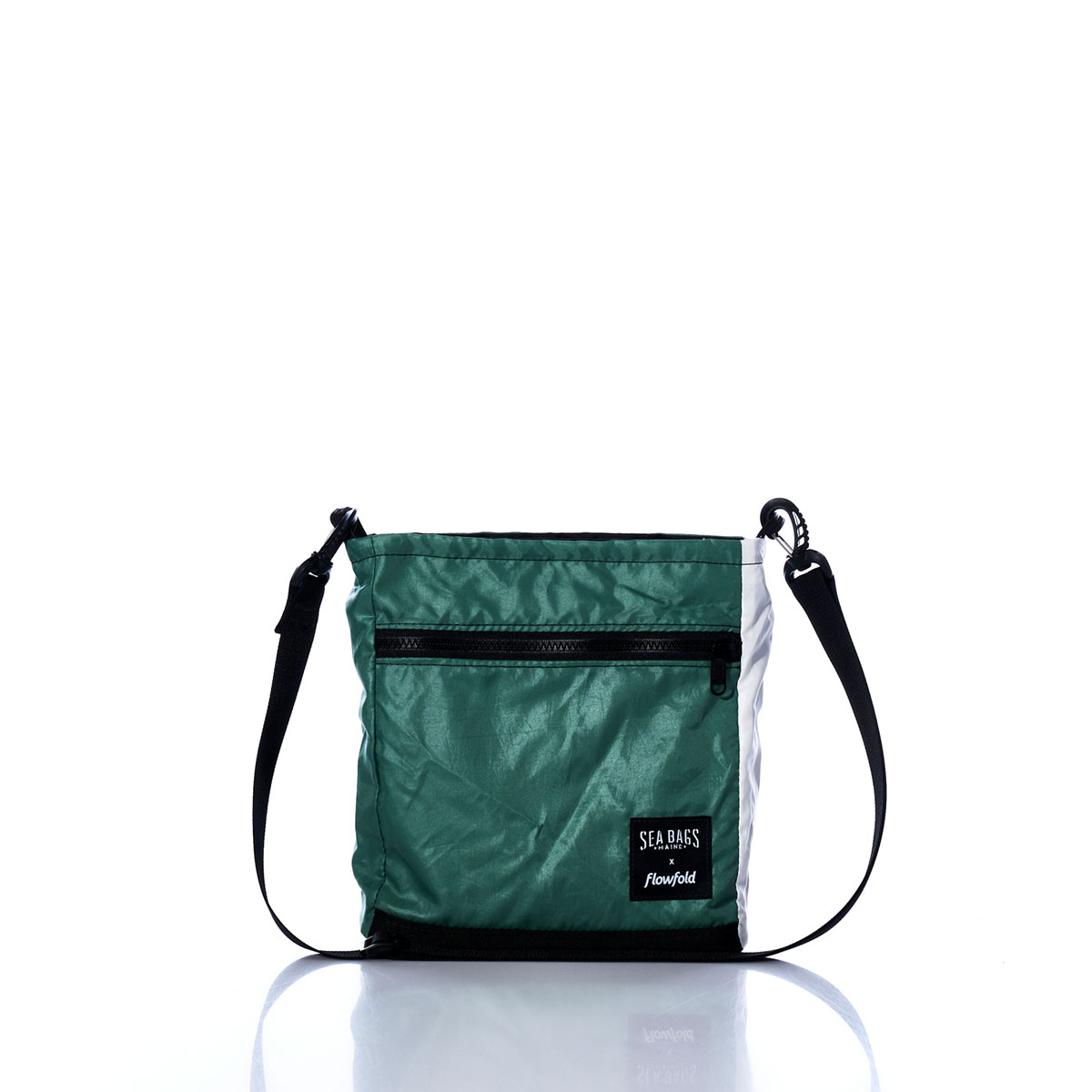 Vintage Green Small Voyager Crew Crossbody