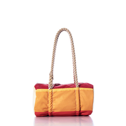 Vintage Rainbow Baguette Bag