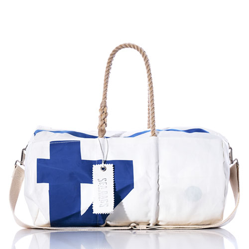 Vintage Blue 4 Duffel