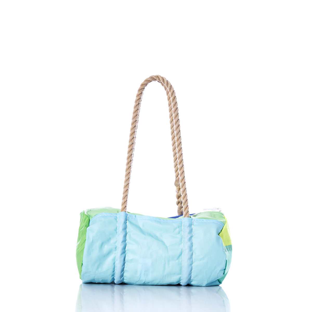 Vintage Blue and Green Baguette Bag