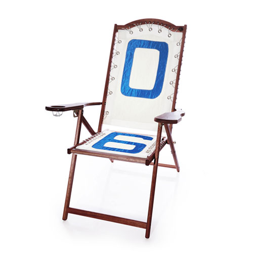 Vintage Blue 60 Lounge Chair