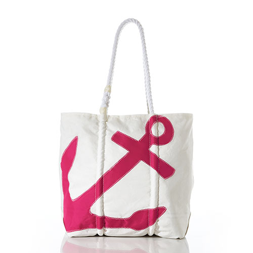 Fuchsia Anchor Diaper Bag