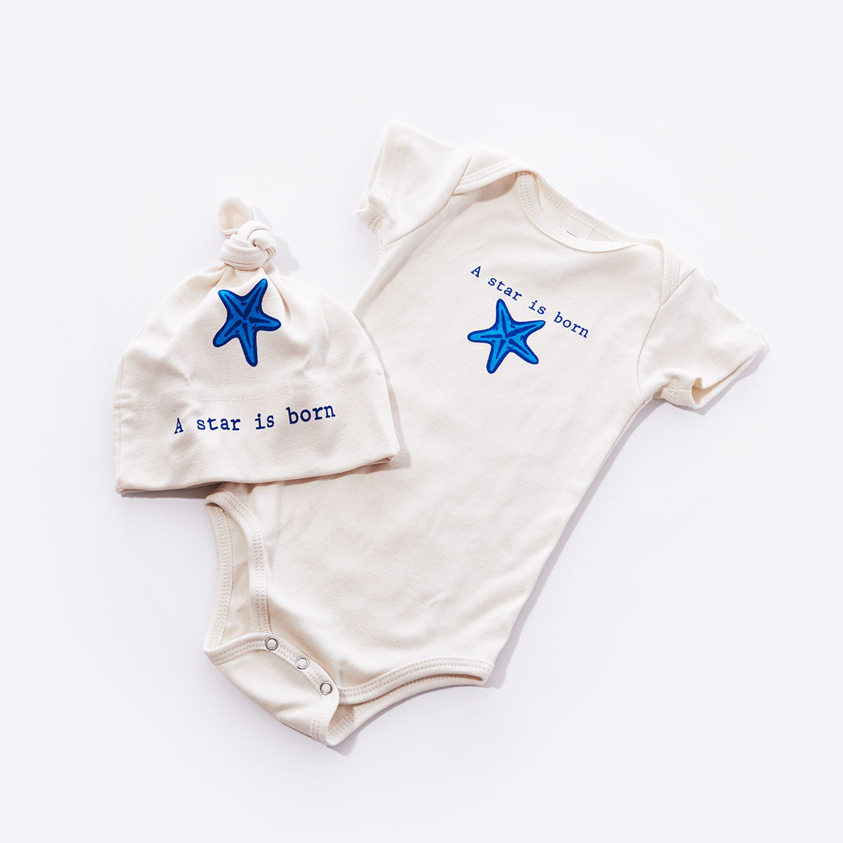 Baby Gift Set Bucket Bag - Starfish