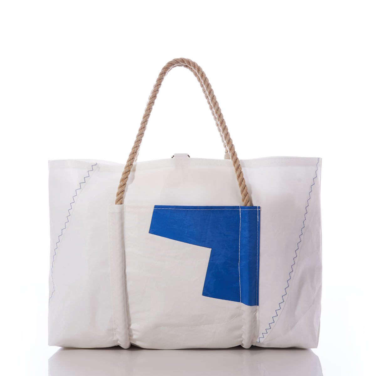 Vintage Blue Big 4 Wharf Tote