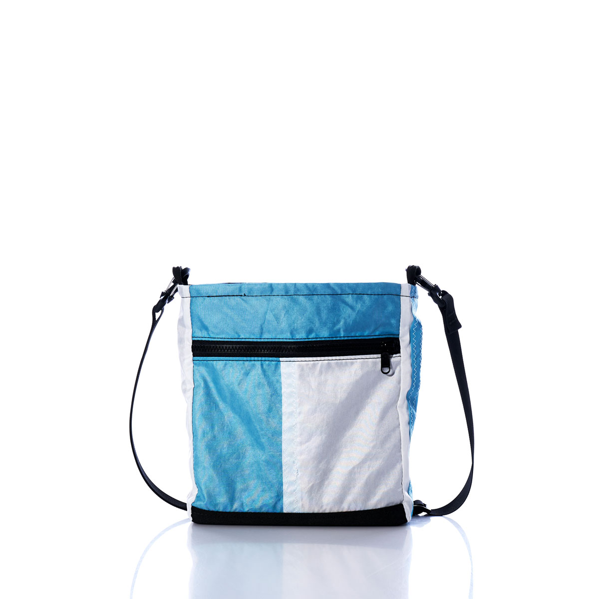 Vintage Blue and White Small Voyager Crew Crossbody