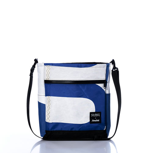 Vintage Blue U Medium Voyager Crew Crossbody