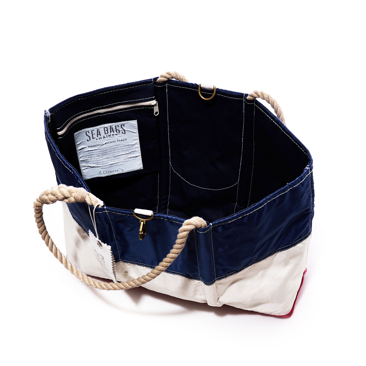 Charlie Heritage Signal Flag Large Tote