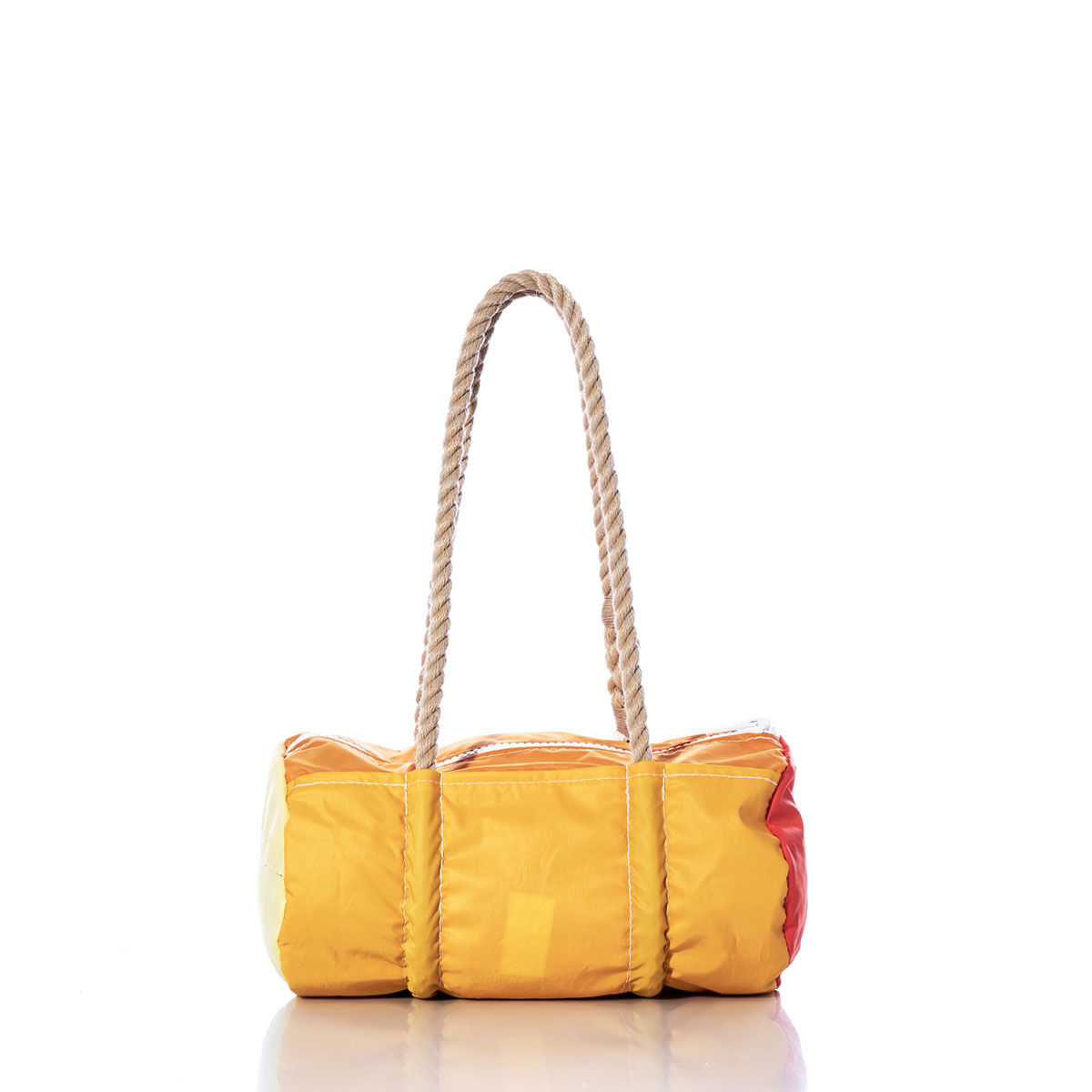 Vintage Orange and Yellow Baguette Bag