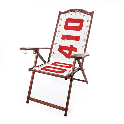 Vintage Red 410 Lounge Chair