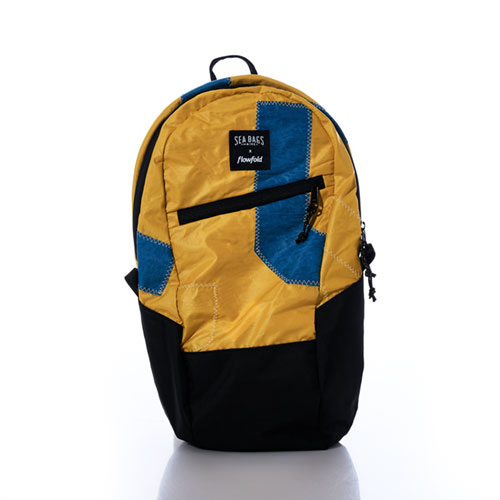 Vintage Crew Blue and Yellow Backpack