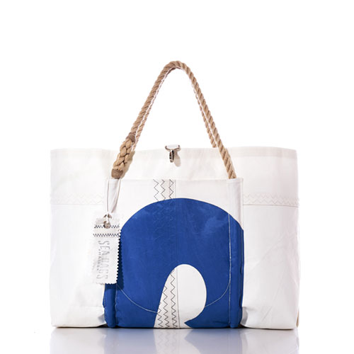 Vintage Blue S Wharf Tote
