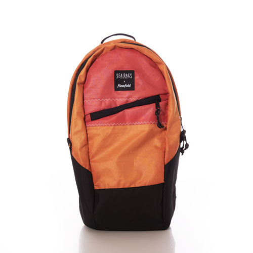 Vintage Crew Orange and Red Stripe Backpack