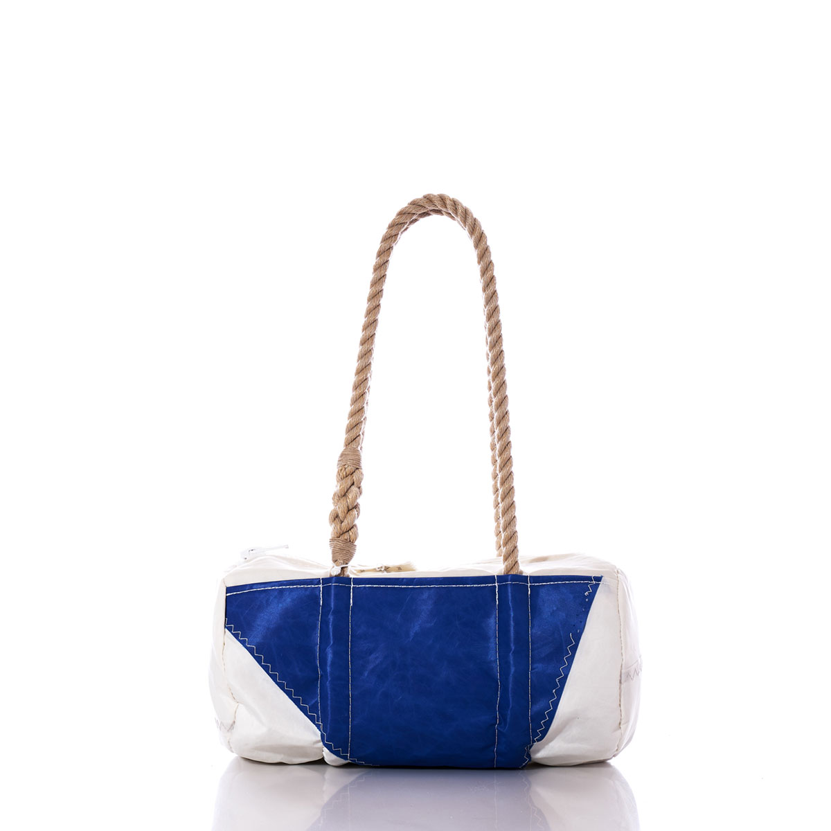Vintage Blue Triangle Baguette Bag