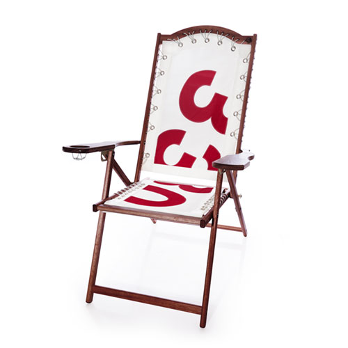 Vintage Red 330 Lounge Chair